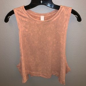 Crop workout top